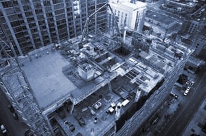Concrete Pump Partners working on Bridgestone Tower