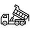 roll-off truck icon